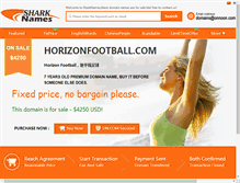 Tablet Screenshot of horizonfootball.com